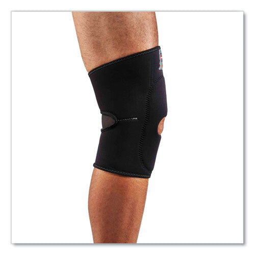 Ergodyne Proflex 615 Open Patella Anterior Pad Knee Sleeve Small Black