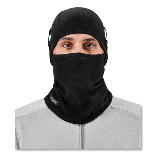 Ergodyne N-ferno 6826 2-piece Fleece Balaclava Face Mask One Size Fits Most Black