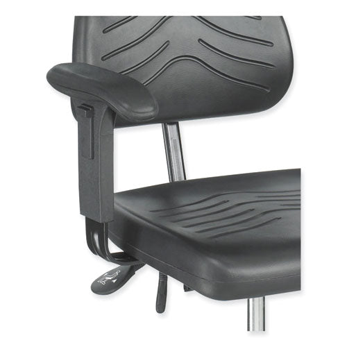 Safco Adjustable T-pad Armrest For Safco Task Master Series Chairs 3x9.75x11.5 Black 2/set