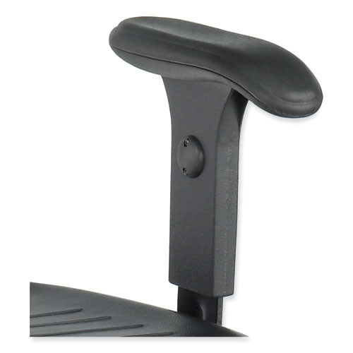 Safco Adjustable T-pad Armrest For Safco Task Master Series Chairs 3x9.75x11.5 Black 2/set