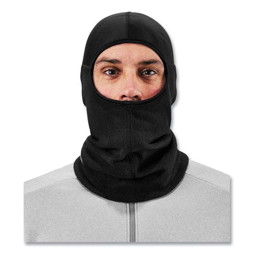 Ergodyne N-ferno 6822 Balaclava Spandex Top Face Mask Spandex/fleece One Size Fits Most Black