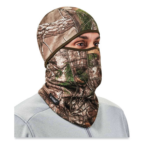 Ergodyne N-ferno 6823 Hinged Balaclava Face Mask Fleece One Size Fits Most Realtree Edge