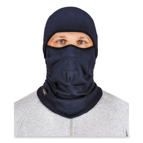 Ergodyne N-ferno 6823 Hinged Balaclava Face Mask Fleece One Size Fits Most Navy