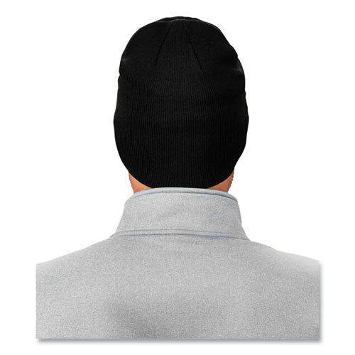 Ergodyne N-ferno 6812 Rib Knit Beanie One Size Fits Most Black