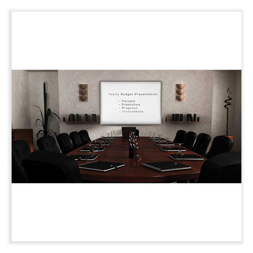 Ghent Proma Magnetic Porcelain Projection Whiteboard W/satin Aluminum Frame 48.5x36.5 White Surfaceships In 7-10 Business Days