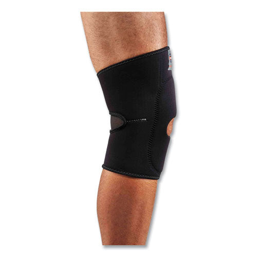 Ergodyne Proflex 615 Open Patella Anterior Pad Knee Sleeve Medium Black