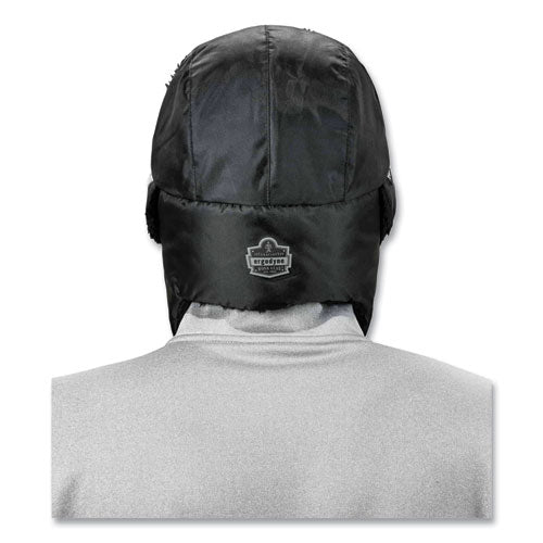 Ergodyne N-ferno 6802z Zippered Trapper Hat Large/x-large Black