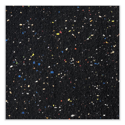 Ghent Aluminum-frame Recycled Rubber Bulletin Boards 36x24 Confetti Surface Satin Aluminum Frame