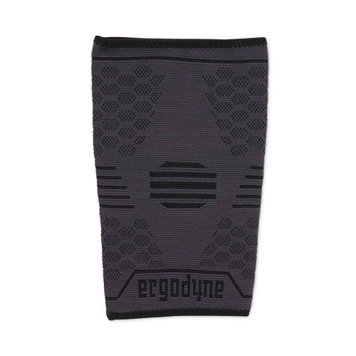 Ergodyne Proflex 651 Elbow Compression Sleeve Large Gray/black