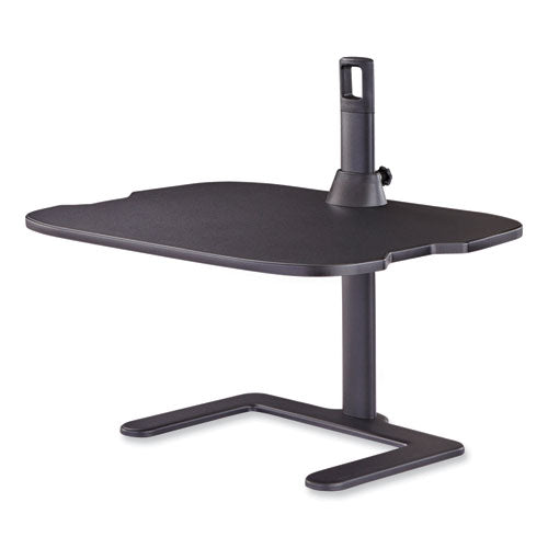 Safco Stance Height-adjustable Laptop Stand 26.9x18x1.25 To 15.75 Black Supports 15 Lbs