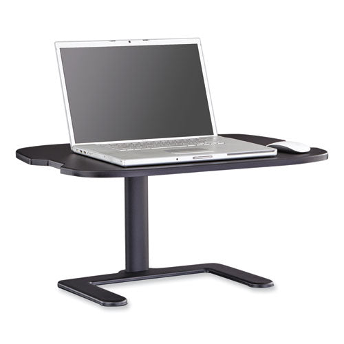 Safco Stance Height-adjustable Laptop Stand 26.9x18x1.25 To 15.75 Black Supports 15 Lbs