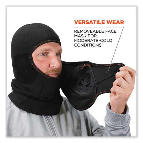 Ergodyne N-ferno 6970 Extreme Hot Rox Balaclava Face Mask Polyester/spandex One Size Fits Most Black