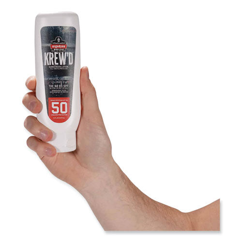 Ergodyne Krewd 6351 Spf 50 Sunscreen Lotion 8 Oz Bottle