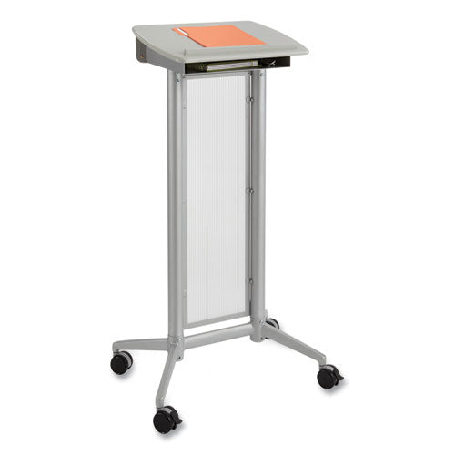 Safco Impromptu Lectern 26.5x18.75x46.5 Gray