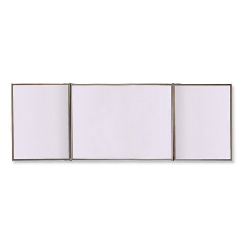 Ghent Visuall Pc Whiteboard Cabinet Beige Fabric Bulletin Board Exterior Doors 36x24 Aluminum Frame