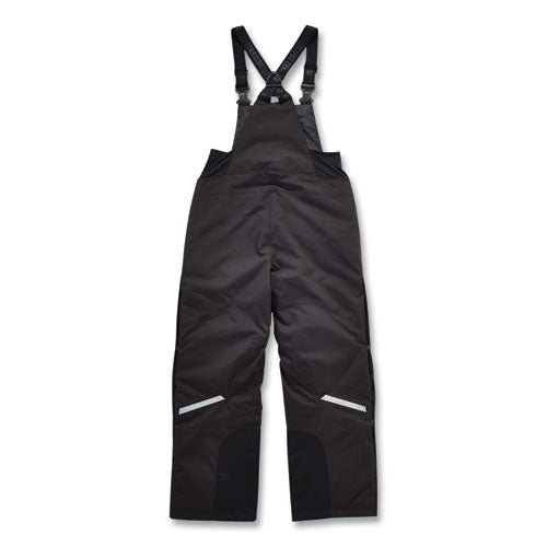 Ergodyne N-ferno 6471 Thermal Bibs With 500d Nylon Shell Medium Black