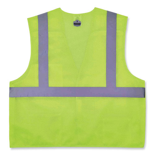 Ergodyne Glowear 8217ba Class 2 Breakaway Mesh Vest Polyester Small/medium Lime