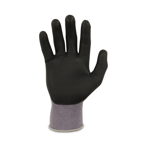 Ergodyne Proflex 7000 Nitrile-coated Gloves Microfoam Palm Gray Large Pair