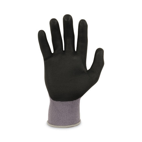 Ergodyne Proflex 7000 Nitrile-coated Gloves Microfoam Palm Gray Medium Pair