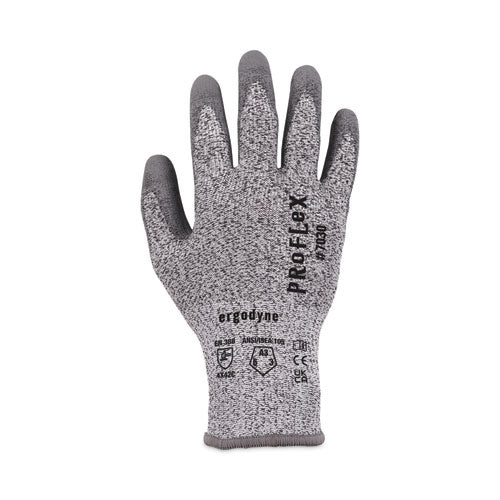 Ergodyne Proflex 7030 Ansi A3 Pu Coated Cr Gloves Gray X-large Pair