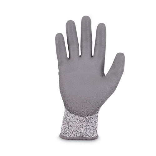 Ergodyne Proflex 7030 Ansi A3 Pu Coated Cr Gloves Gray Large Pair