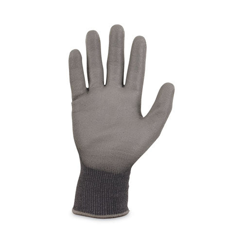 Ergodyne Proflex 7044 Ansi A4 Pu Coated Cr Gloves Gray Medium Pair