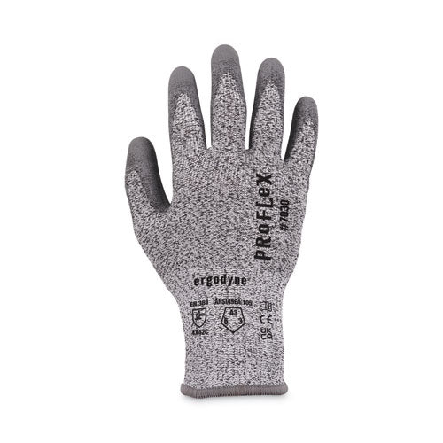 Ergodyne Proflex 7030 Ansi A3 Pu Coated Cr Gloves Gray 2x-large Pair