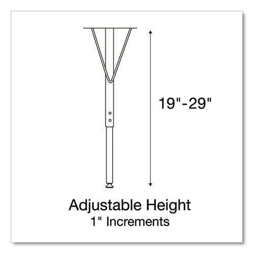 Correll Adjustable Activity Table Kidney Shape 72"x48"x19" To 29" Med Oak Top Gray Legs 4/pallet