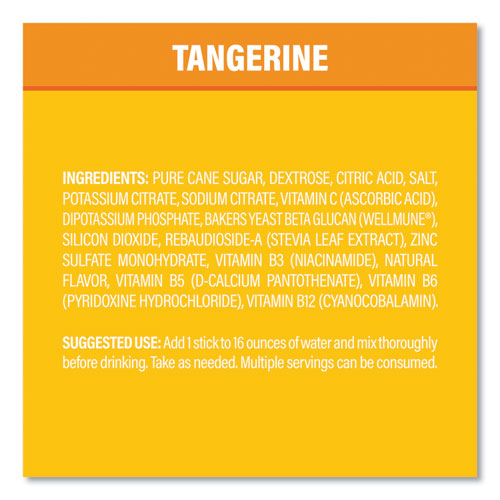LIQUID I.V.  Immune Support Tangerine 0.56 Oz Packet 10/pack