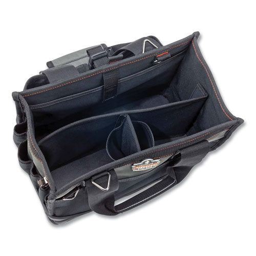 Ergodyne Arsenal 5810 Open Top Tool Organizer 30 Compartments 7x13x9.5 Ballistic Polyester Black/gray