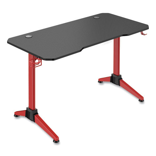Safco Ultimate Computer Gaming Desk 47.2"x23.6"x29.5" Black/red