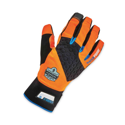 Ergodyne Proflex 818wp Thermal Wp Gloves With Tena-grip Orange Medium Pair