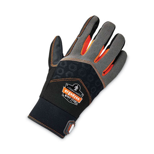 Ergodyne Proflex 9001 Full-finger Impact Gloves Black Medium Pair