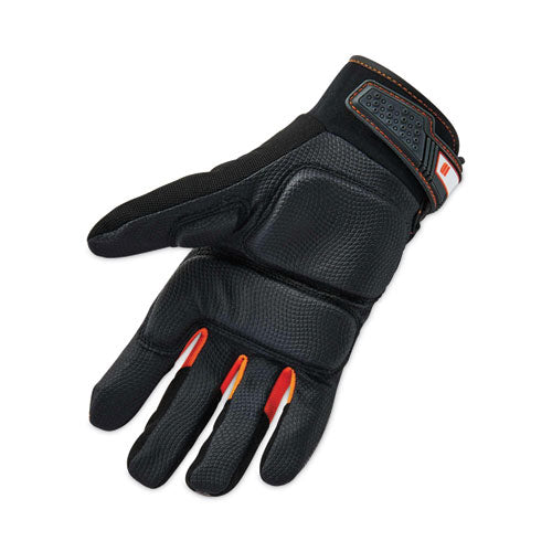 Ergodyne Proflex 9001 Full-finger Impact Gloves Black Small Pair