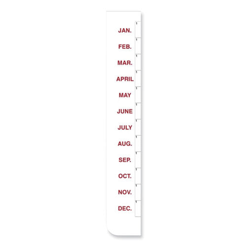 Ghent 12 Month Whiteboard Calendar With Radius Corners 36x24 White/red/black Surface