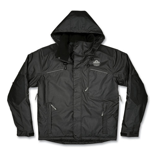 Ergodyne N-ferno 6467 Winter Work Jacket With 300d Polyester Shell Medium Black