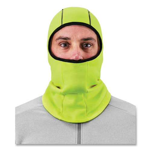 Ergodyne N-ferno 6821 Fleece Balaclava Face Mask One Size Fits Most Lime