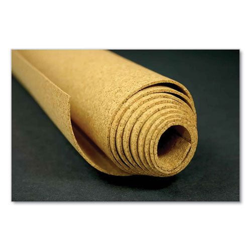 Ghent Natural Cork Roll 0.25" Thick 144x48.5 Natural Brown Surface