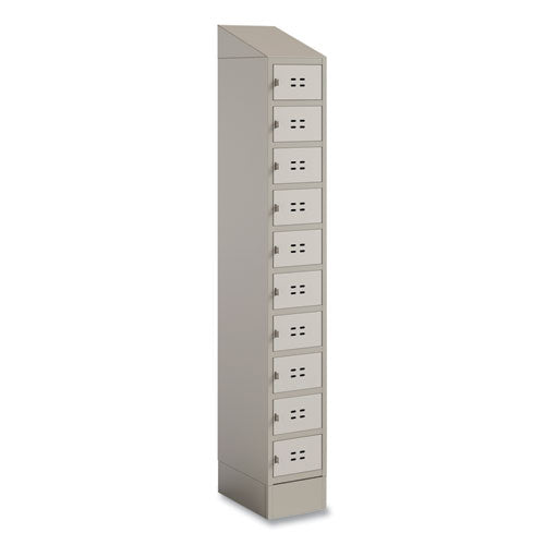 Safco Single Continuous Metal Locker Base Addition 11.7wx16dx5.75h Tan