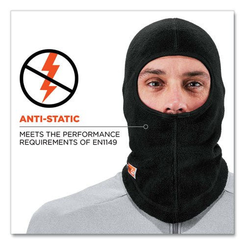 Ergodyne N-ferno 6828 Modacrylic Blend Fr Fleece Balaclava Face Mask One Size Fits Most Black