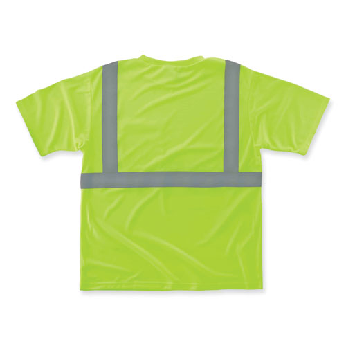 Ergodyne Glowear 8289 Class 2 Hi-vis T-shirt Polyester Lime 5x-large