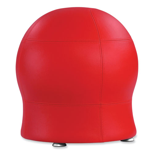 Safco Zenergy Ball Chair Backless Supports Up To 250 Lb Red Vinyl