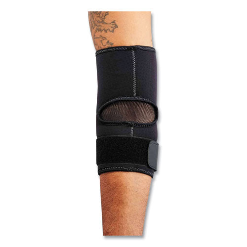 Ergodyne Proflex 655 Compression Arm Sleeve With Strap Medium Black