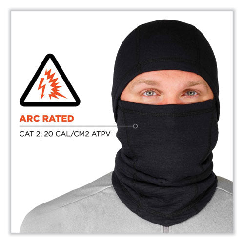 Ergodyne N-ferno 6847 Fr Dual Compliant Balaclava Face Mask Polartec Fr Power Grid Fleece One Size Blackships In 1-3 Business Days