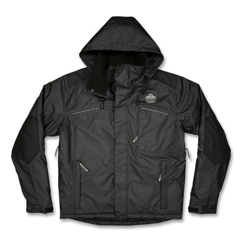 Ergodyne N-ferno 6467 Winter Work Jacket With 300d Polyester Shell Large Black