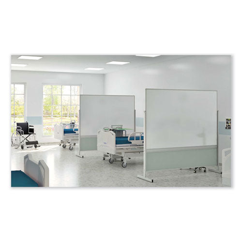 Ghent Double-sided Magnetic Porcelain Whiteboard Caramel Vinyl Tackboard W/aluminum Frame 50.5x72.88