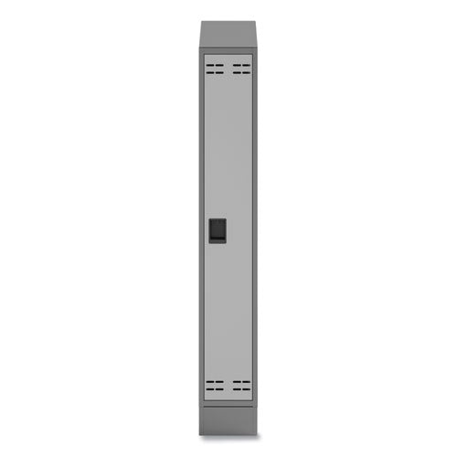 Safco Single Continuous Metal Locker Base Addition 11.7wx16dx5.75h Gray