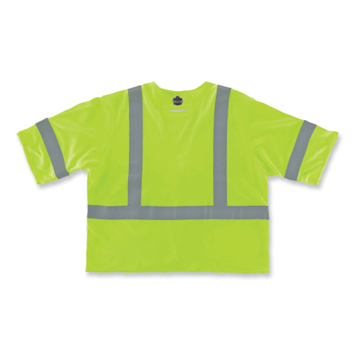 Ergodyne Glowear 8356frhl Class 3 Fr Hook And Loop Safety Vest With Sleeves Modacrylic Large/xl Lime