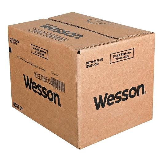 Wesson Vegetable Oil-16 fl oz.s-16/Case