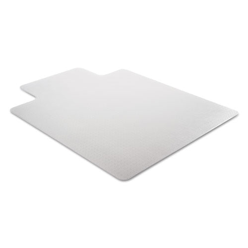 Deflecto Duramat Moderate Use Chair Mat For Low Pile Carpet 45x53 With Lip Clear